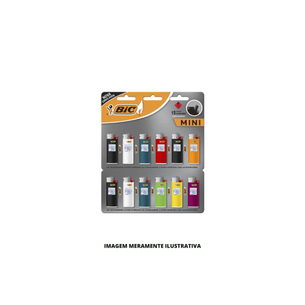 ISQUEIRO - BIC - MINI - DP12